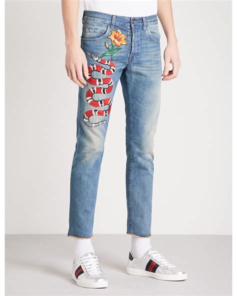 jeans gucci hombre|Gucci jeans men sale.